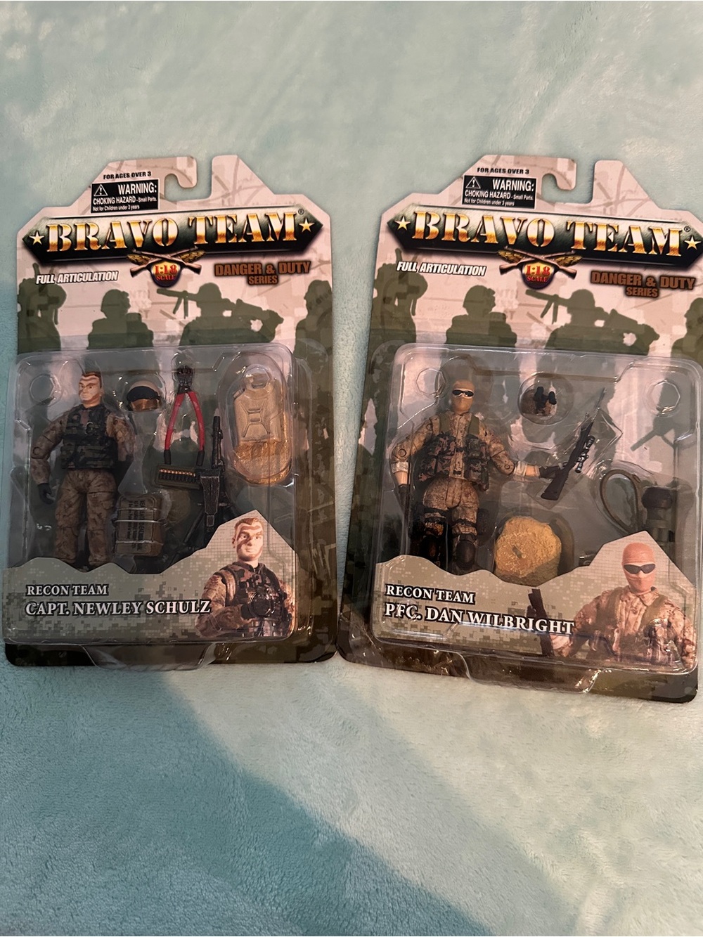 Bravo Team Action Figures - Tan Camo Set